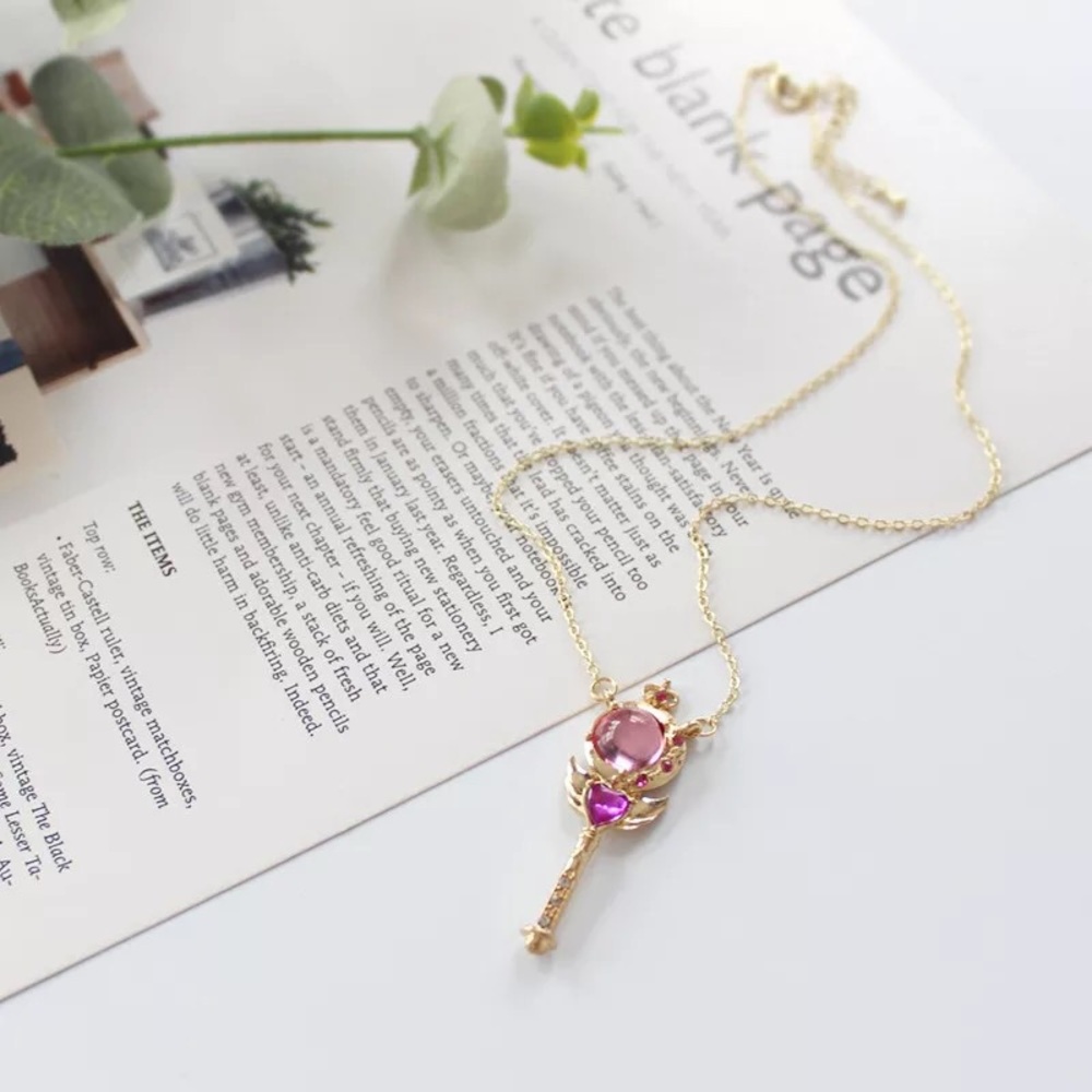 Sailor moon moon stick necklace - Picture 2 of 2